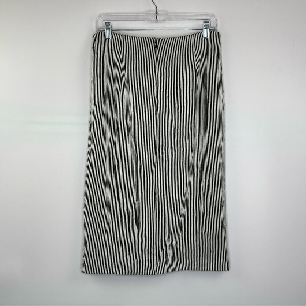 Club Monaco Indy's stripped midi skirt size Large - Picture 5 of 10